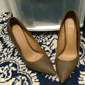 Olive High Heel Shoes